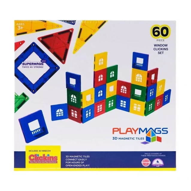 Конструктор Playmags магнітний набір 60 ел. PM169 - 1