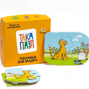 TAKA MAKA ПАЗЛ -пазлики для малечі(котик) 160001-UA для малюків