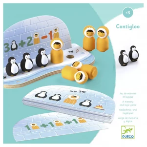 Гра настільна Djeco Лічи з пінгвінами (DJ01612) дитяча іграшка