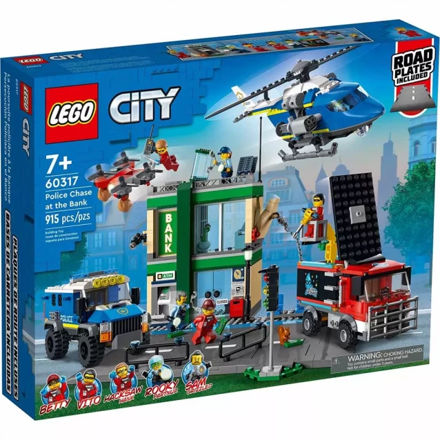 Конструктор LEGO City Погоня полиции в банке (60317) - 1
