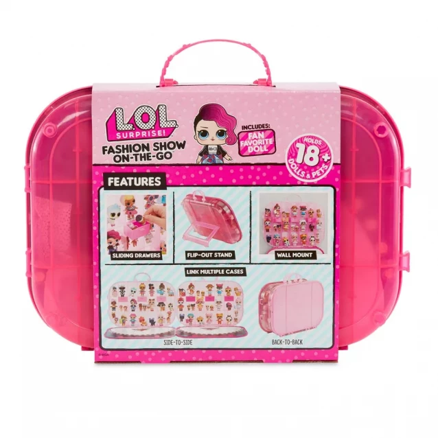 Кейс яскраво-рожевий та ексклюзивна лялька L.O.L. Surprise! серії Список Мод (562689) - 2