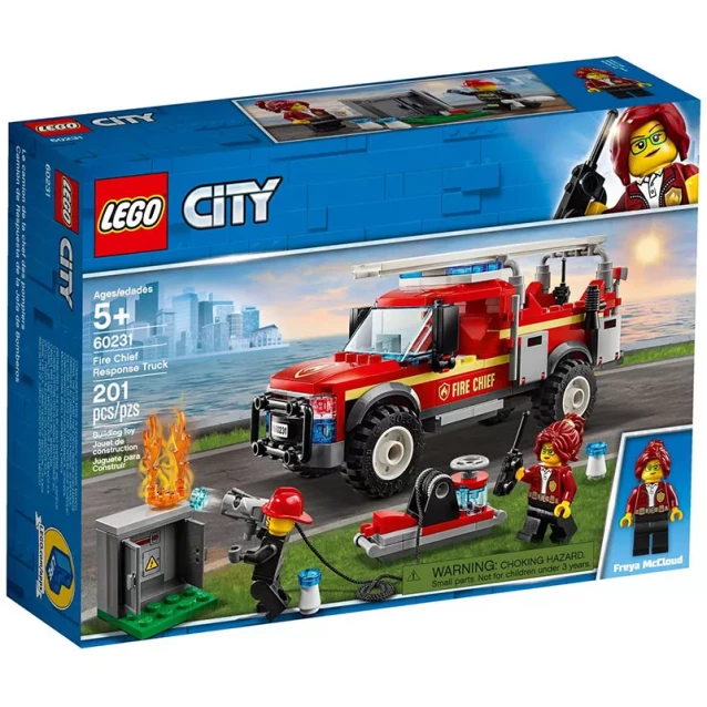 Конструктор LEGO City Вантажівка начальника пожежної частини (60231) - 1