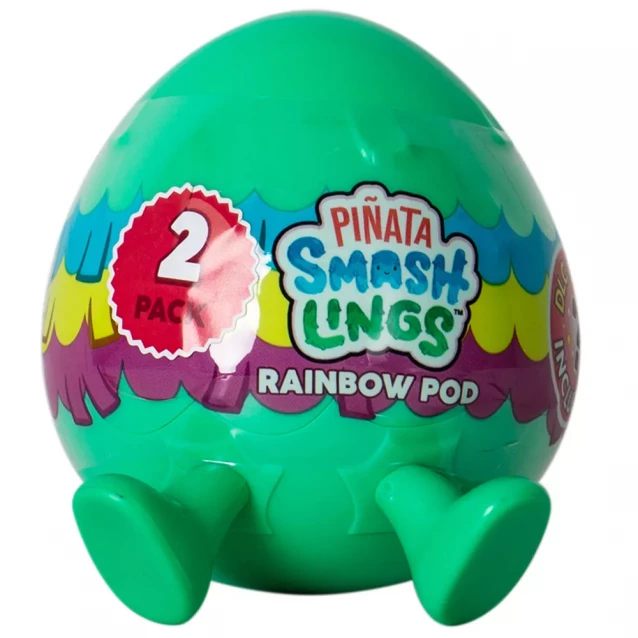 Набір фігурок-сюрпризів в яйці Pinata Smashlings Веселі герої 2в1 в асортименті (SL2009) - 1