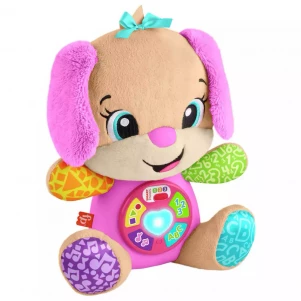 Іграшка інтерактивна Fisher Price Сестричка Розумного цуценяти з технологією Smart Stages багатомовна (JFD32) для малюків