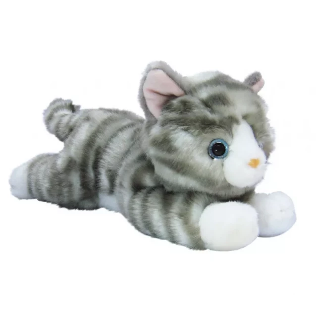 Плюшевый котенок Aurora серый 25 см (150224F) - 1