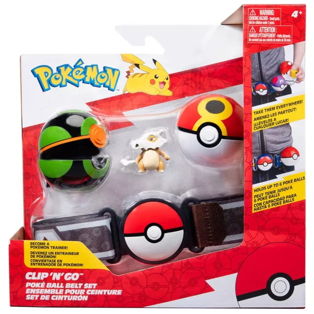 Ігровий набір Pokemon Пояс з покеболами Кубон (PKW3644) - 1