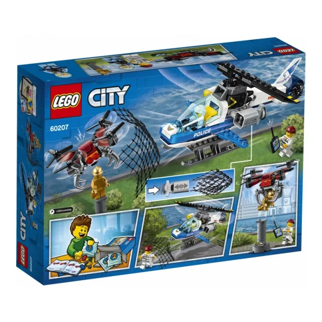 Конструктор LEGO City Воздушная Полиция: Преследование С Дроном (60207) - 11