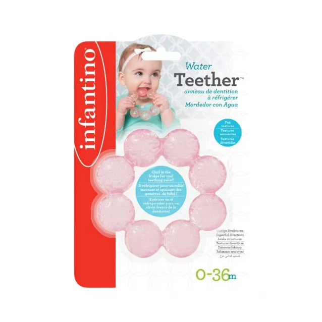 INFANTINO Прорізувач для зубів з водою, рожевий, 206301I - 2