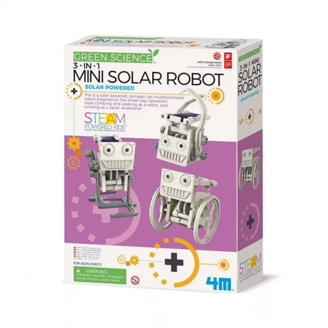 Робот на сонячній батареї 3-в-1 4M Green Science (00-03377) - 1