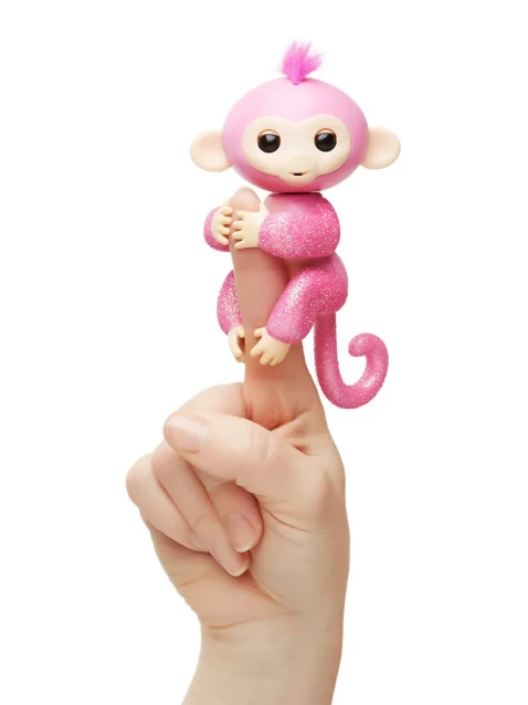 Fingerlings Гламурная ручная обезьянка розовая - 1