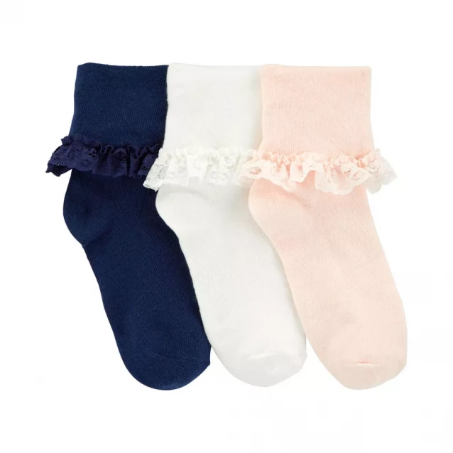 CARTER`S Carter's Шкарпетки для дівчинки, 3J478110 (3 пари) 106-128 cm 3J478110_4-7 - 1