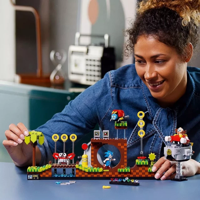 Конструктор Lego Ideas Їжачок Сонік Зона із зеленим пагорбом (21331) - 9