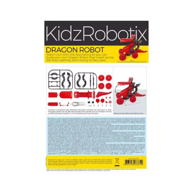 Робот-дракон своими руками 4M KidzRobotix (00-03381) - 4