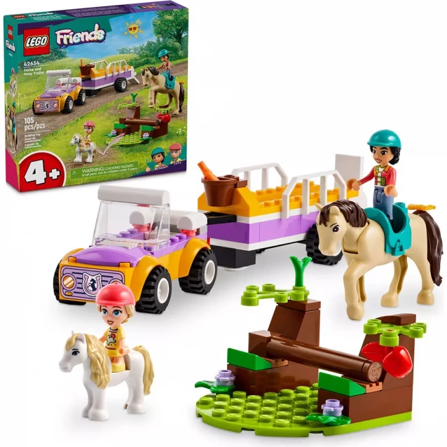 Конструктор LEGO Friends Прицеп для лошади и пони (42634) - 6