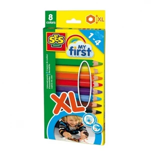 Набір воскових кольорових олівців серії "My first" - ВЕСЕЛКА (8 кольорів) дитяча іграшка