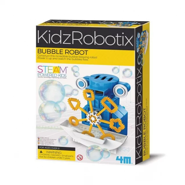 Робот-мильні бульбашки 4M KidzRobotix (00-03423) - 1