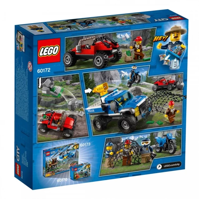 Конструктор LEGO City Погоня На Грунтовій Дорозі (60172) - 5