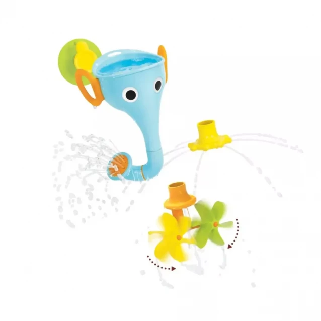 Іграшка для води Веселий слонік-блакитний - 2