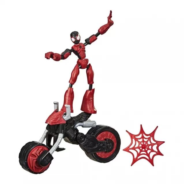 Фигурка Spider Man Человек-паук с мотоциклом (F0236) - 1