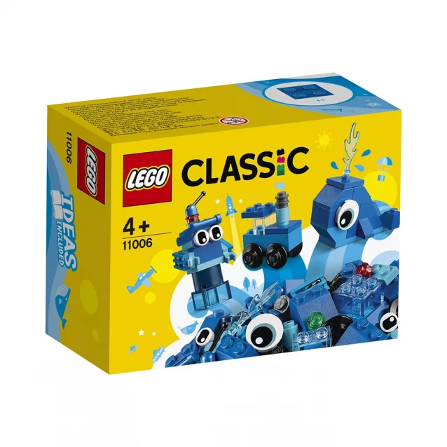 Конструктор LEGO Classic Синие кубики для творчества (11006) - 1