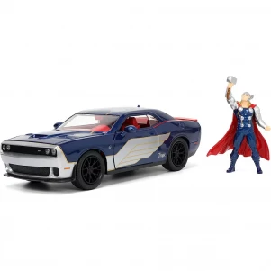 Автомодель Jada Marvel Мстители Dodge Challenger 2015 с фигуркой Тора 1:24 (253225032) детская игрушка