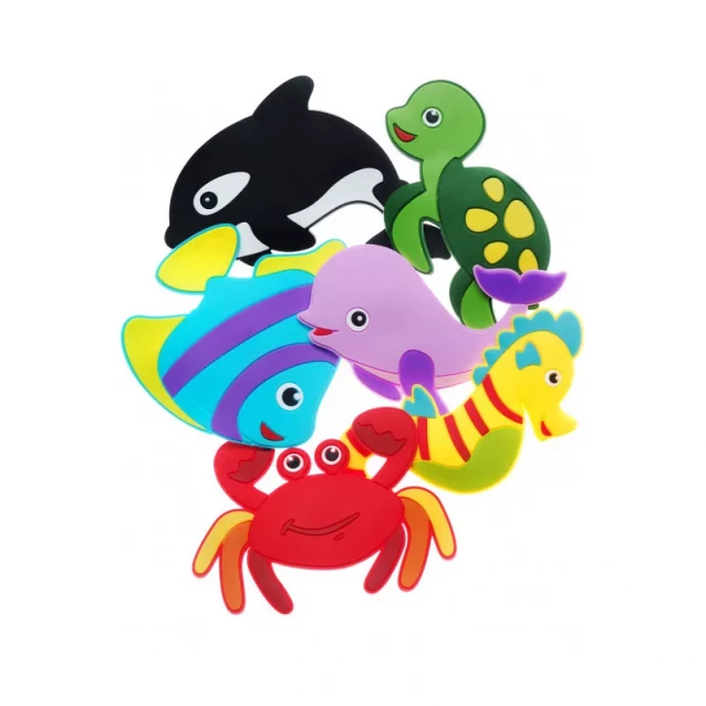 KINDERENOK Набор игрушек для купания на присосках Морские животные - 7