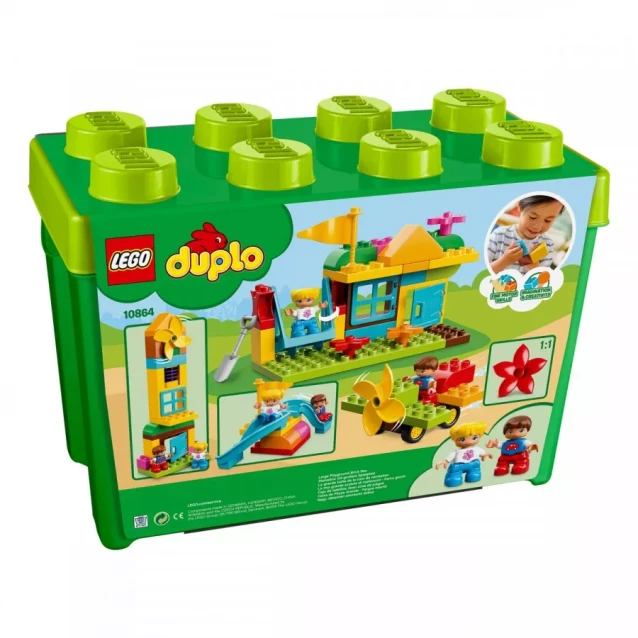 Конструктор LEGO Duplo Коробка С Кубиками Большая Игровая Площадка (10864) - 1