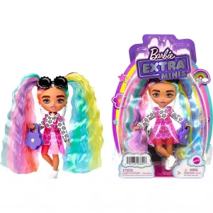 Міні-лялька Barbie "Екстра" Леді веселка (HHF82)  лялька Барбі