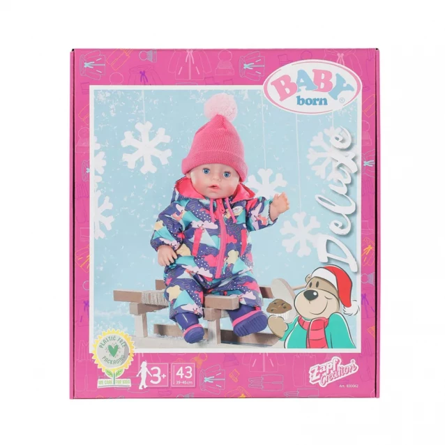 Одяг для ляльки Baby Born Deluxe Сніжна зима (830062) - 7