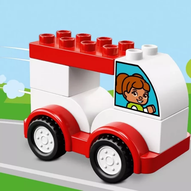 Конструктор Lego Duplo Мій Перший Гоночний Автомобіль (10860) - 4