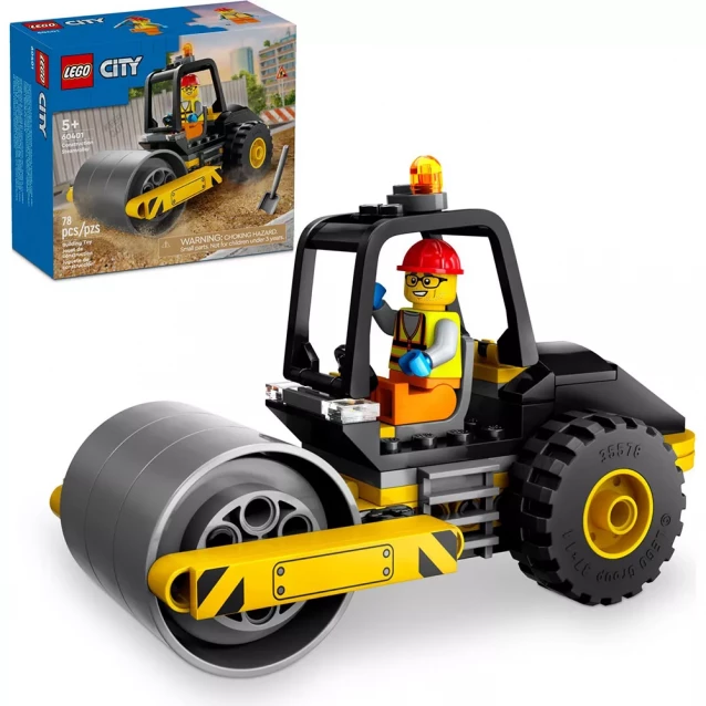 Конструктор LEGO City Будівельний паровий каток (60401) - 9