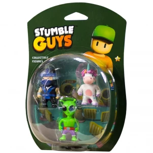 Набор фигурок Stumble Guys Ниндзя Кай, Спринклс, Пришелец (SG2020-5) детская игрушка
