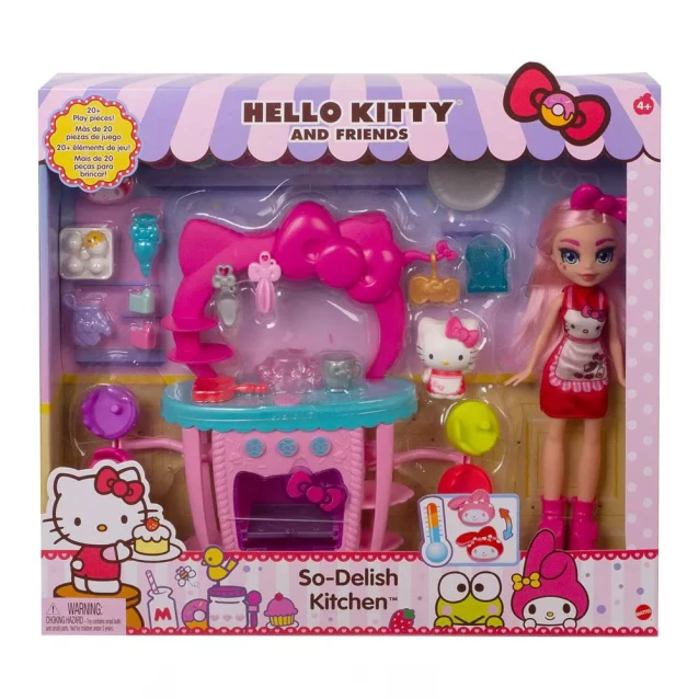 Hello Kitty Ігровий набір "Пекарня-кондитерська" Hello Kitty та друзі GWX05 - 4
