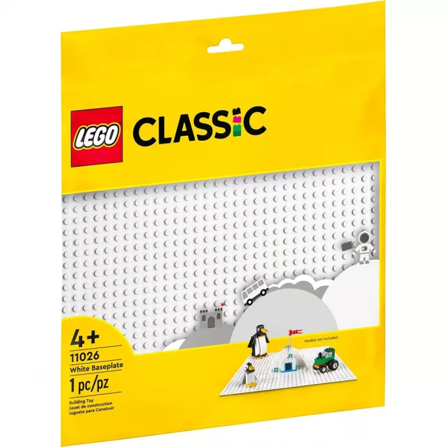 Конструктор LEGO Classic Базовая пластина белого цвета (11026) - 1
