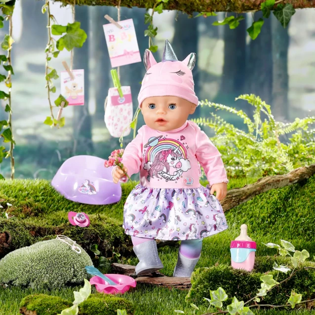 Кукла Baby Born серии "Нежные объятия" - Волшебный единорог 43 см, с аксессуарами (831311) - 3