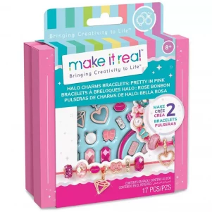 Набір для створення браслетів Make it Real Красуня в рожевому (MR1708) дитяча іграшка