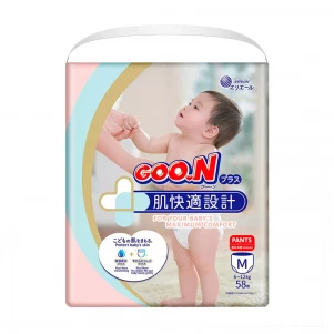 Трусики-подгузники Goo.N Plus Размер M, 6-12 кг 58 ед (843339) для малышей