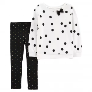 Комплект (2 шт.) Carter`s кофта з довгим рукавом, штани для дівчинки (88-93cm) (2M702010_2T)  - для дітей