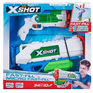 Набір водних бластерів X-Shot Fast Fill Medium And Small (56225R) дитяча іграшка