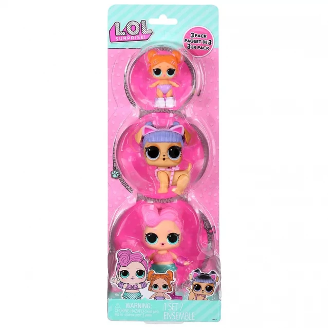 Кукла L.O.L. Surprise! OPP Tot + Pet + Lil Sis Уэйвс Канзас К9 Лил Битс (987864) - 1
