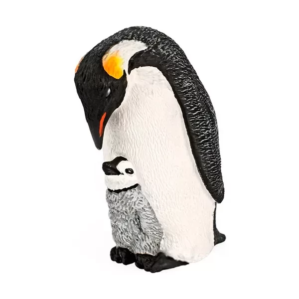SCHLEICH Игрушка-фигурка Пингвин с пингвиненком - 1