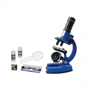 Мікроскоп EASTCOLIGHT синій, зі збільшенням у 600 разів (ES21331)
