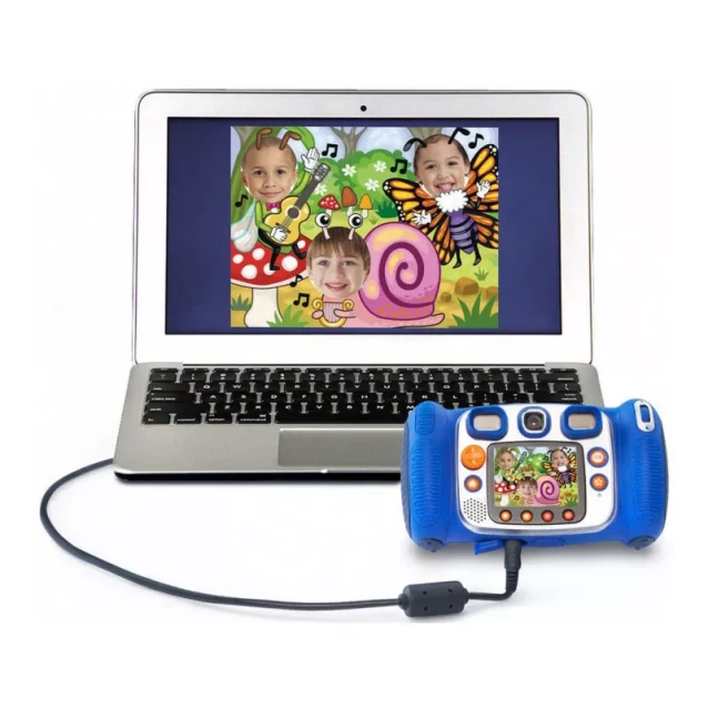 VTECH KIDIZOOM Детская цифровая фотокамера - DUO Blue - 4