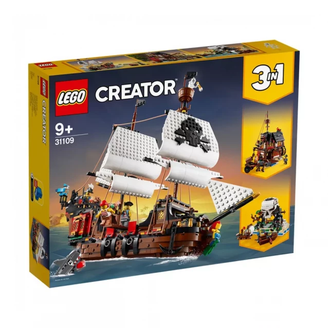 Конструктор LEGO Creator Піратський корабель (31109) - 1