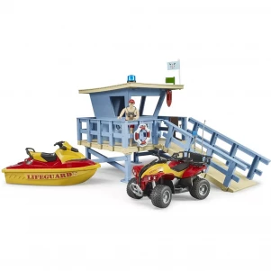 Ігровий набір Bruder Рятувальна станція (62780) дитяча іграшка