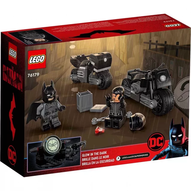 Конструктор LEGO Super Heroes DC Batman Бетмен и Селина Кайл: преследование ан мотоцикле (76179) - 2