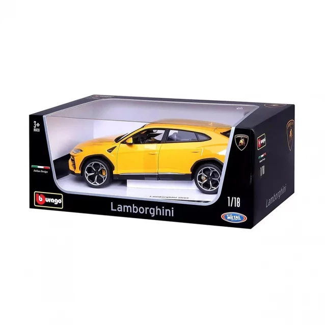 Автомодель Bburago Lamborghini Urus желтый, 1:18 (18-11042Y) - 8