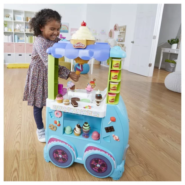 Набор для творчества с пластилином Play-Doh Машинка с мороженым (F1039) - 9