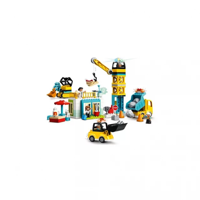 Конструктор LEGO Duplo Подъемный кран и строительство (10933) - 6
