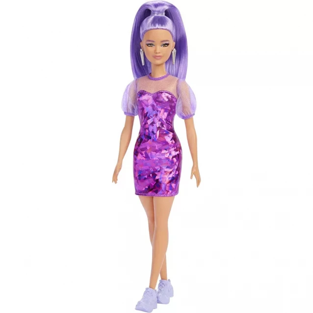 BARBIE Кукла Barbie "Модница" в фиолетовых оттенках HBV12 - 1